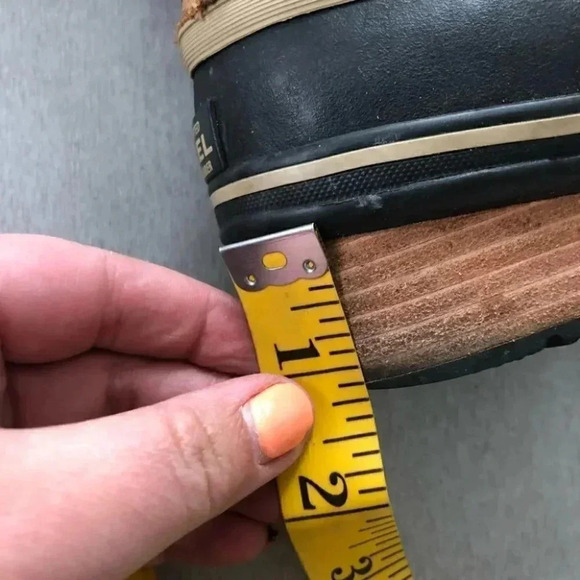 Sorel Slimpack II Lace Up Waterproof Duck Boots Black/Kettle: 6.5 - Picture 13 of 14